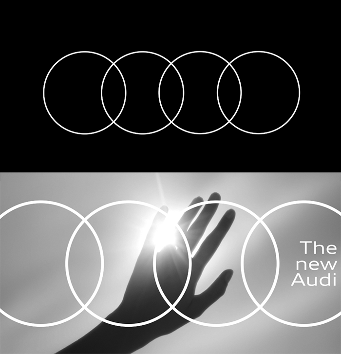 奥迪logo升级迈向数字化汽车公司时代，青岛logo设计公司